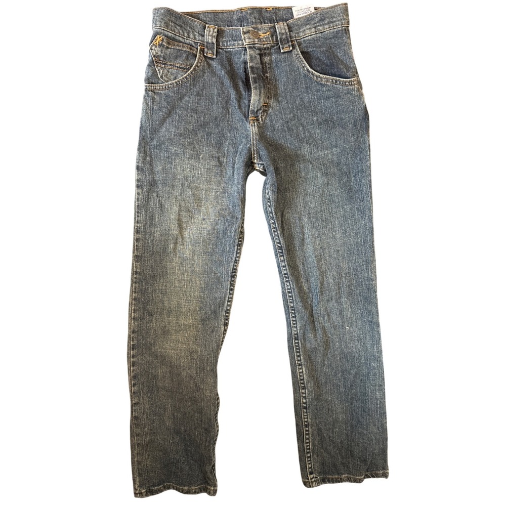 Wrangler Boys Regular Fit Jeans Medium Wash Blue Denim Size 12 5SCBWS2